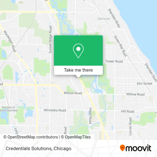 Credentials Solutions map