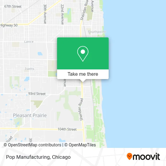 Pop Manufacturing map
