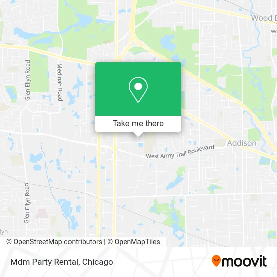 Mdm Party Rental map