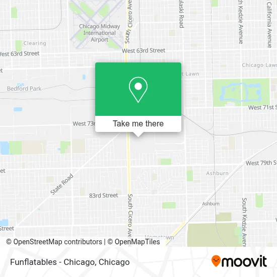 Funflatables - Chicago map