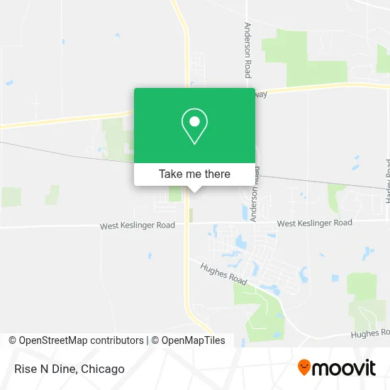 Rise N Dine map