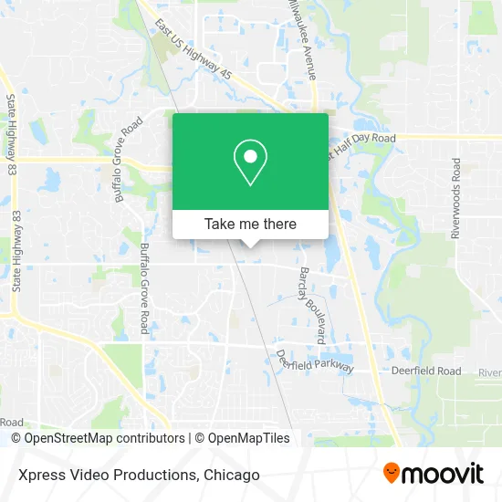 Xpress Video Productions map