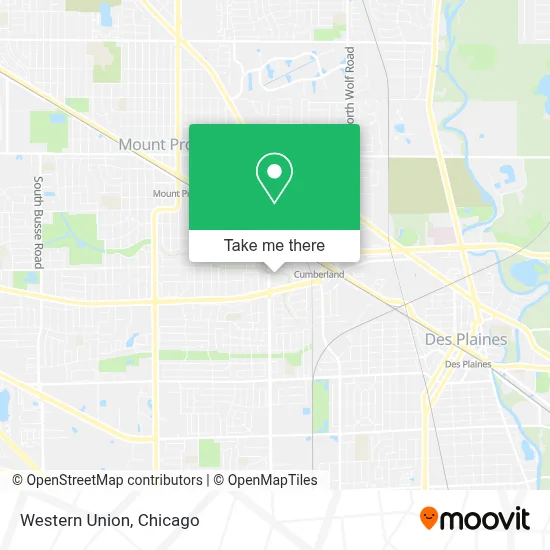 Western Union map