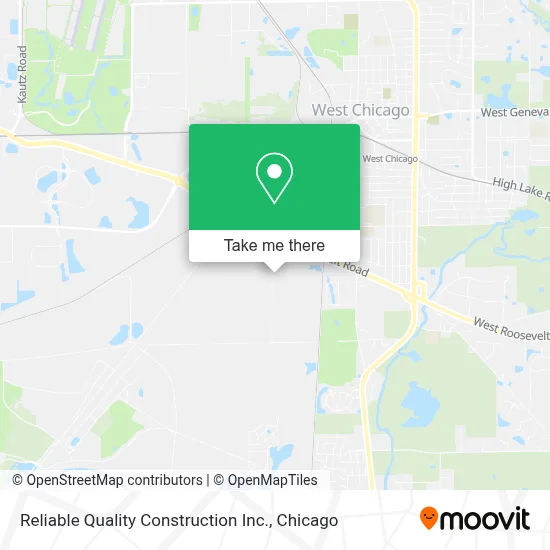 Reliable Quality Construction Inc. map