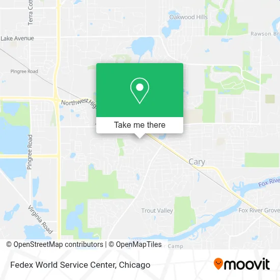 Fedex World Service Center map