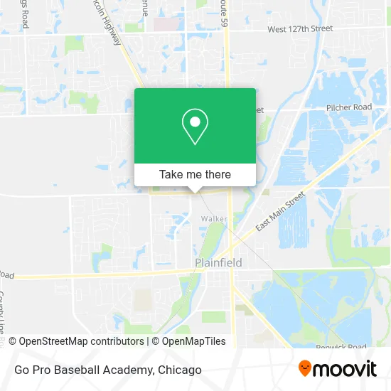 Go Pro Baseball Academy map
