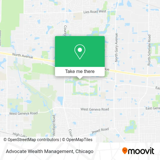 Advocate Wealth Management map