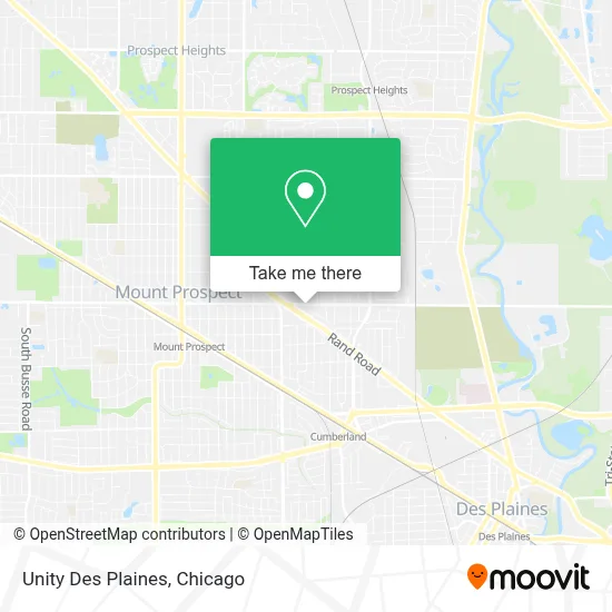 Unity Des Plaines map