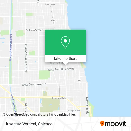Juventud Vertical map
