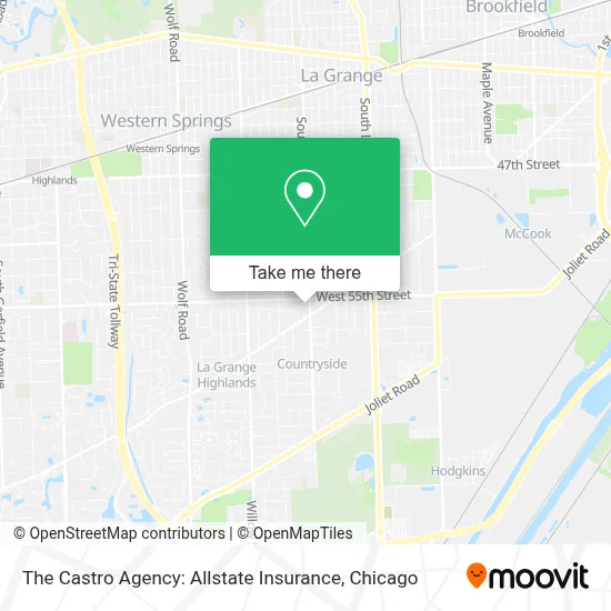 The Castro Agency: Allstate Insurance map