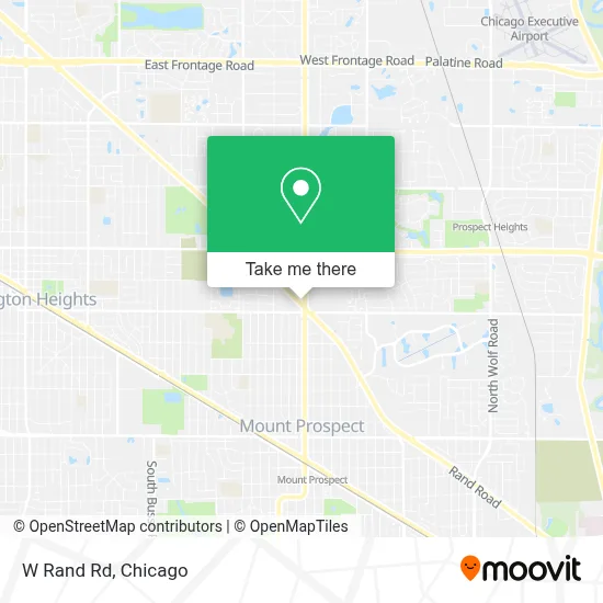 W Rand Rd map