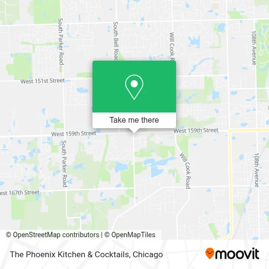 The Phoenix Kitchen & Cocktails map