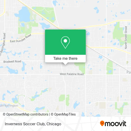 Inverness Soccer Club map