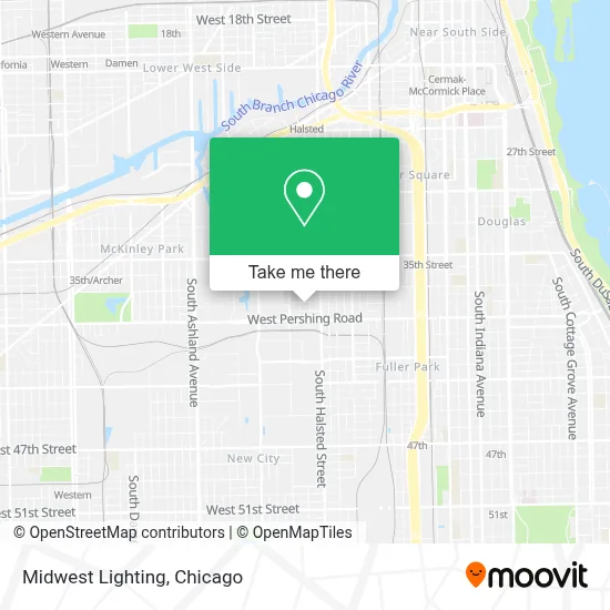 Midwest Lighting map
