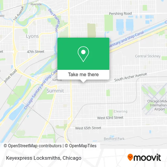 Keyexpress Locksmiths map