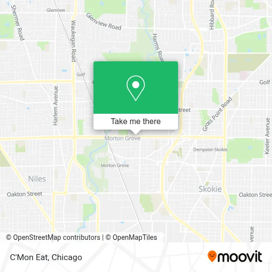 C'Mon Eat map