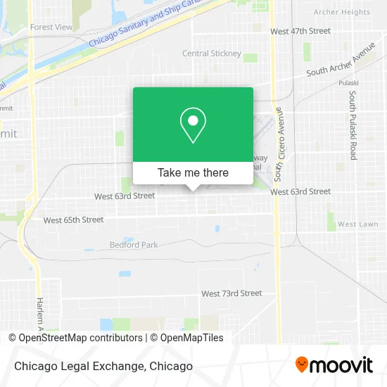 Chicago Legal Exchange map
