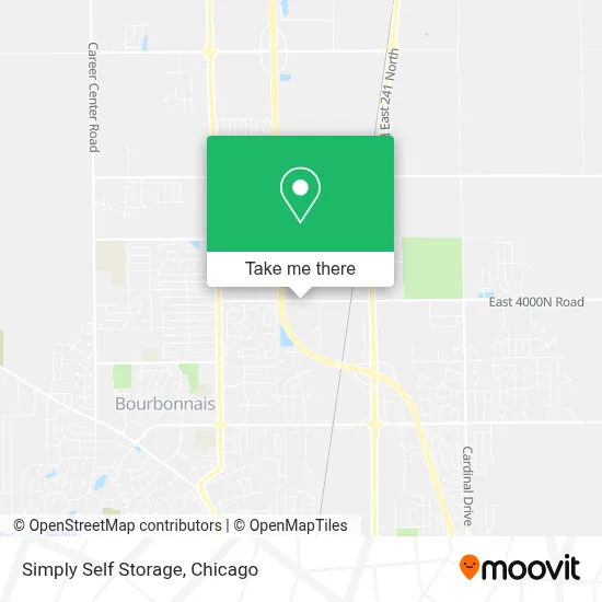 Simply Self Storage map