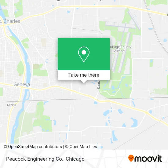 Peacock Engineering Co. map