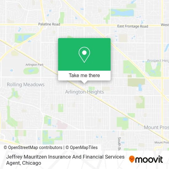 Jeffrey Mauritzen Insurance And Financial Services Agent map
