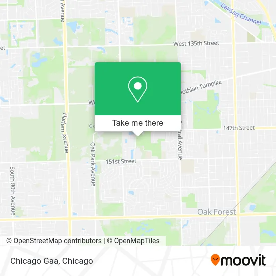 Chicago Gaa map