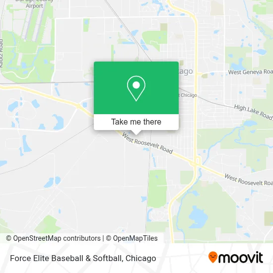 Force Elite Baseball & Softball map