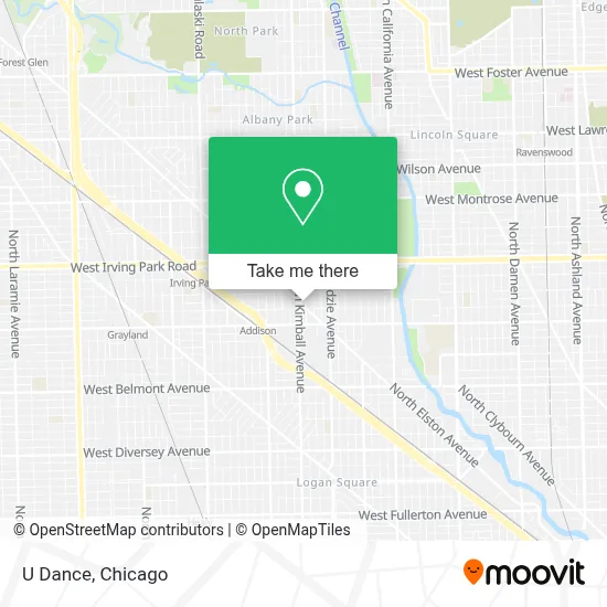 U Dance map