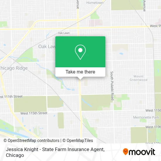 Jessica Knight - State Farm Insurance Agent map