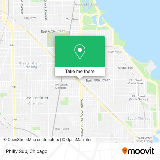 Philly Sub map