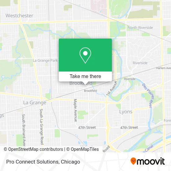 Pro Connect Solutions map
