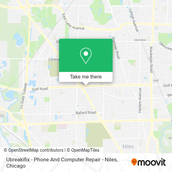 Ubreakifix - Phone And Computer Repair - Niles map