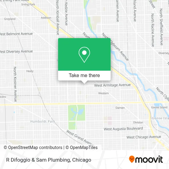 R Difoggio & Sam Plumbing map