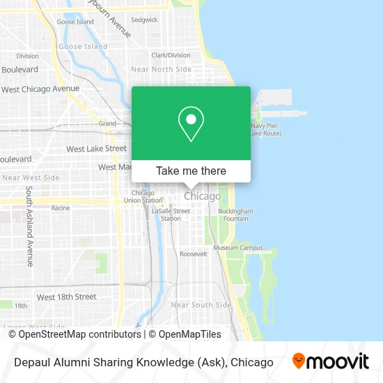 Depaul Alumni Sharing Knowledge (Ask) map