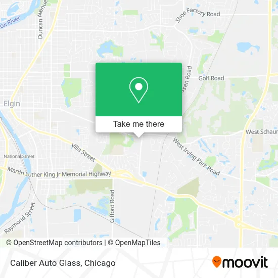 Caliber Auto Glass map