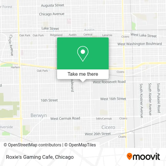 Roxie's Gaming Cafe map