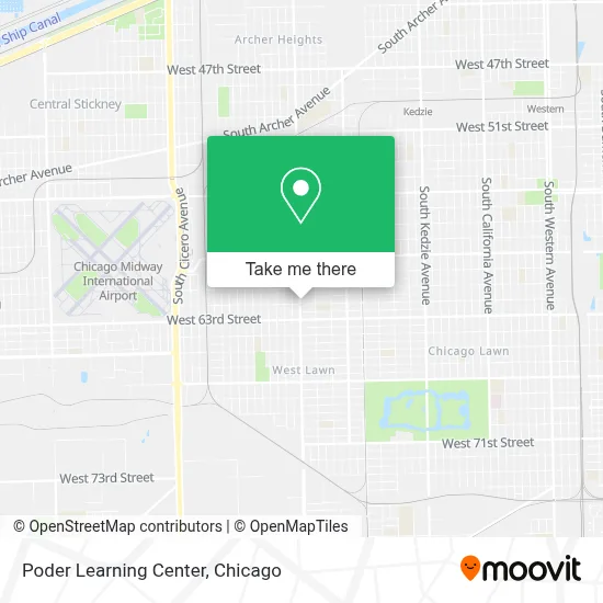 Poder Learning Center map