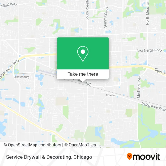 Service Drywall & Decorating map