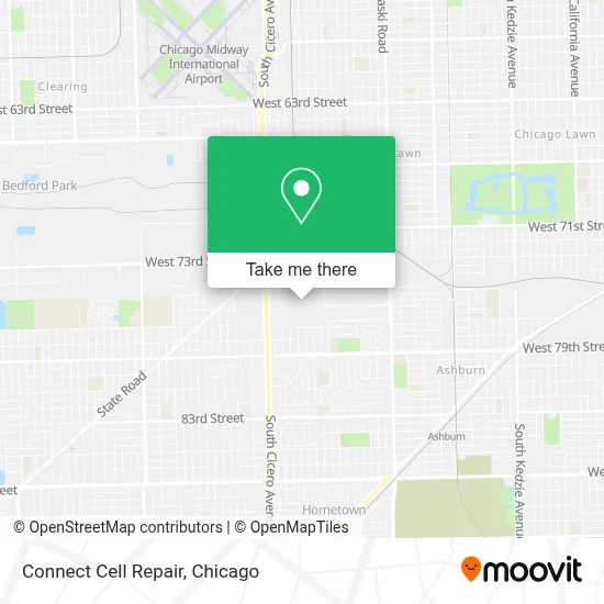 Connect Cell Repair map