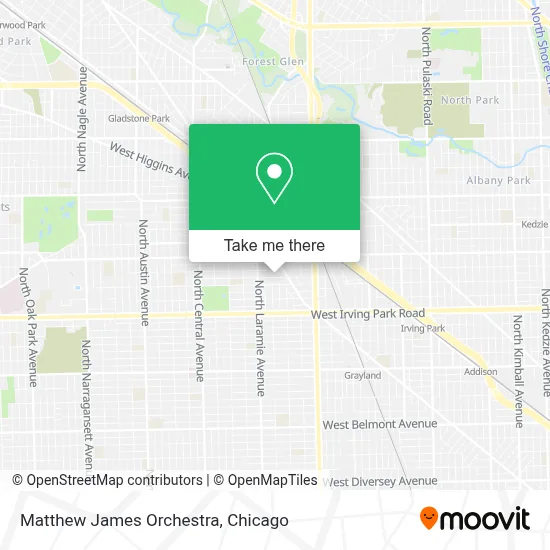 Matthew James Orchestra map