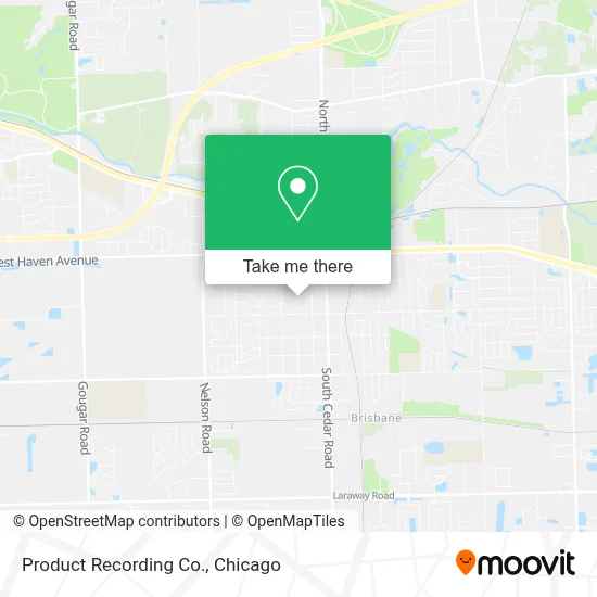 Product Recording Co. map