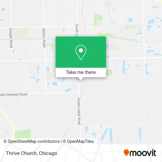 Thrive Church map