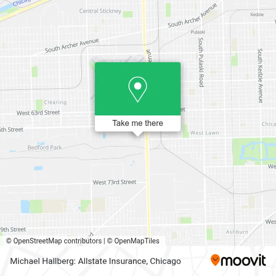 Michael Hallberg: Allstate Insurance map