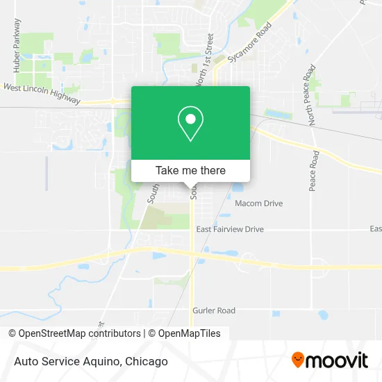 Auto Service Aquino map