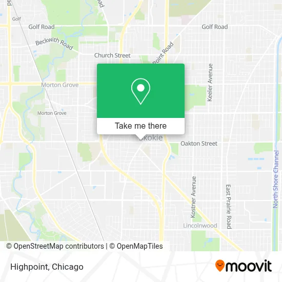 Highpoint map