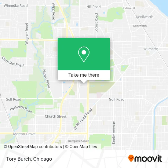 Tory Burch map