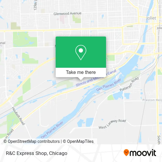 R&C Express Shop map