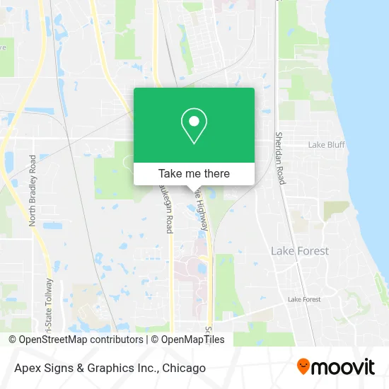 Apex Signs & Graphics Inc. map