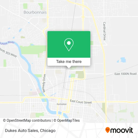 Dukes Auto Sales map