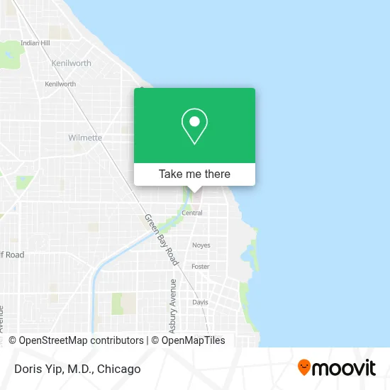 Doris Yip, M.D. map
