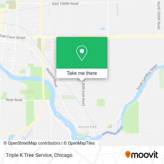 Triple K Tree Service map